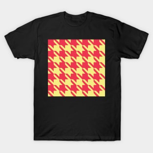 Orchard Houndstooth - Red and Yellow T-Shirt